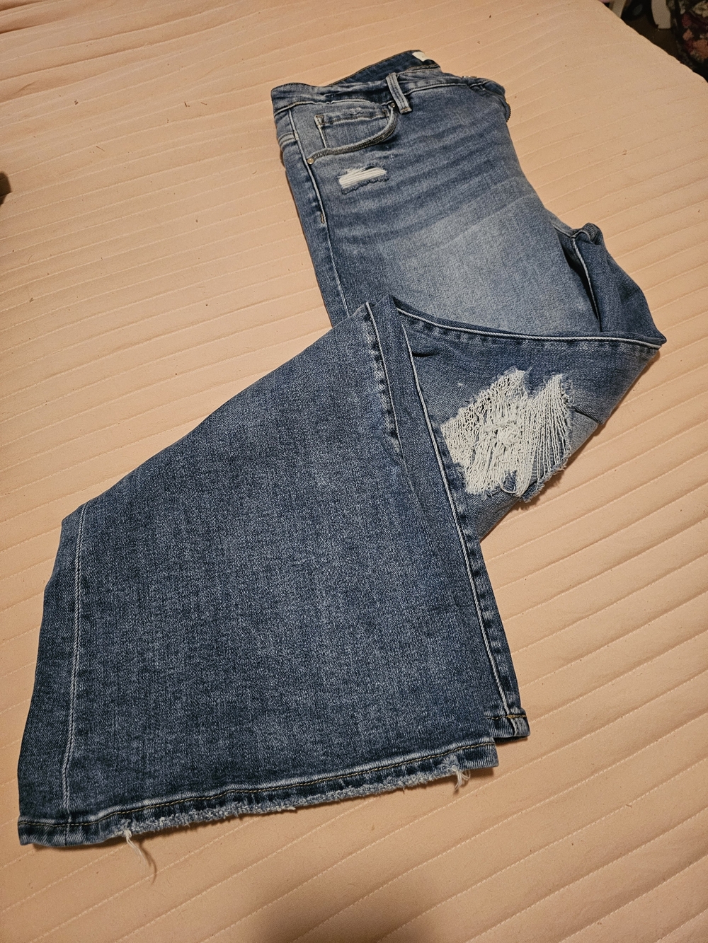 Classic Distressed Blue Women's Jeans